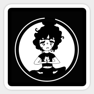 Vampire Annika Yogini Sticker